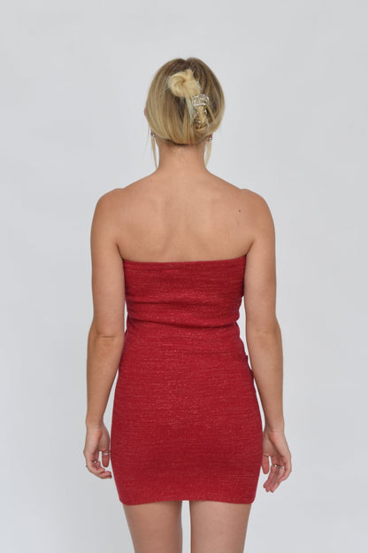 Brisa Dress Red
